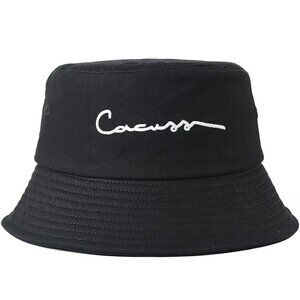 Cacuss Black Unisex Bucket Hat UPF50+